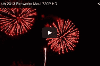 July 4th Maui Fireworks 2013